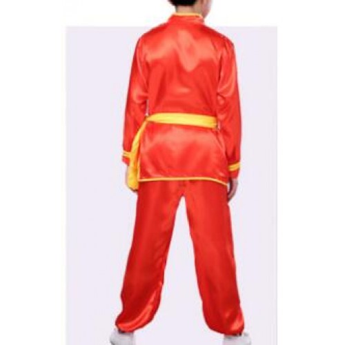 Children wushu kung fu costumes boys girls traditional tai chi student martial stage performance training unforms costumes